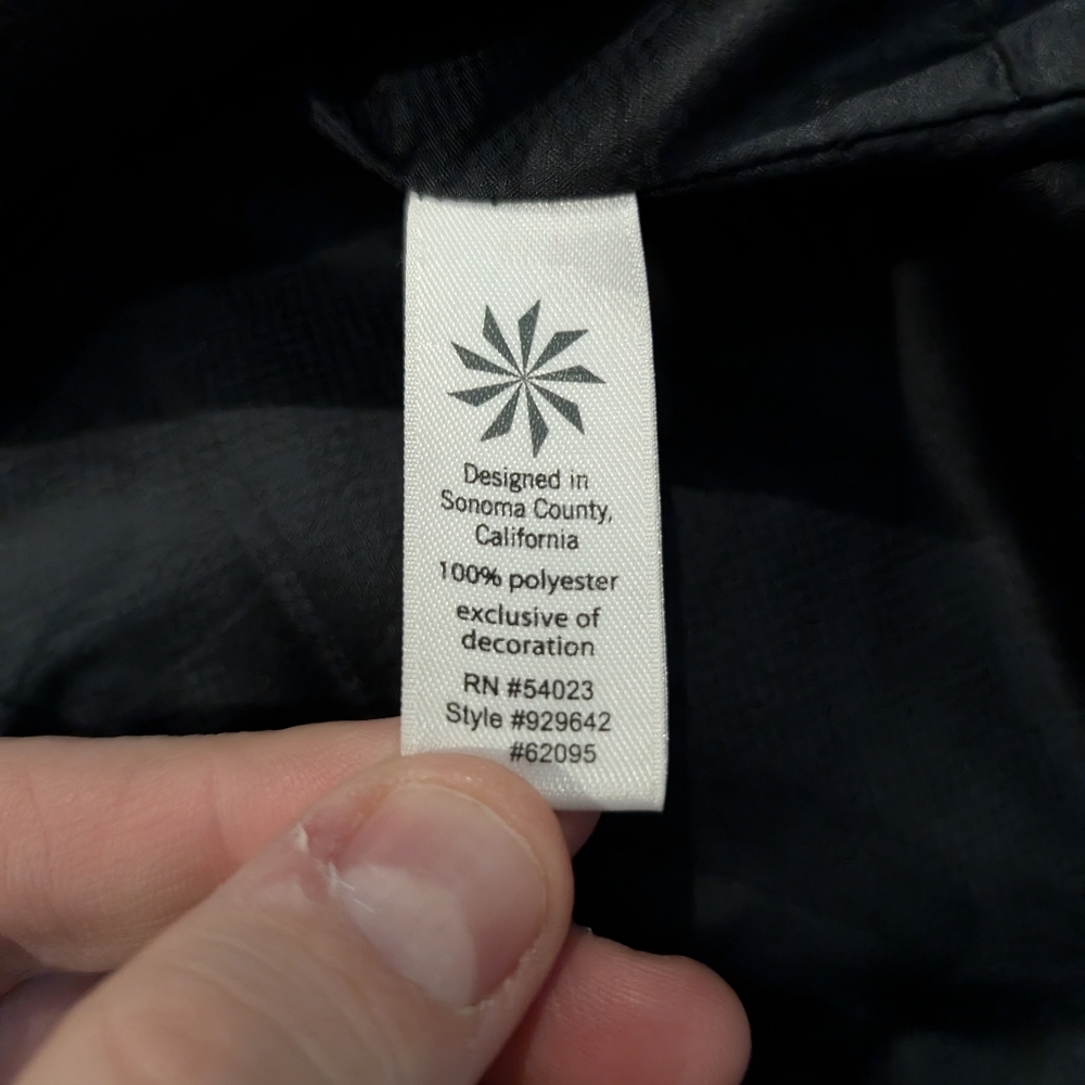 Athleta Midtown Rain Trench Jacket Women's S Gray Flaws - Picture 2 of 7